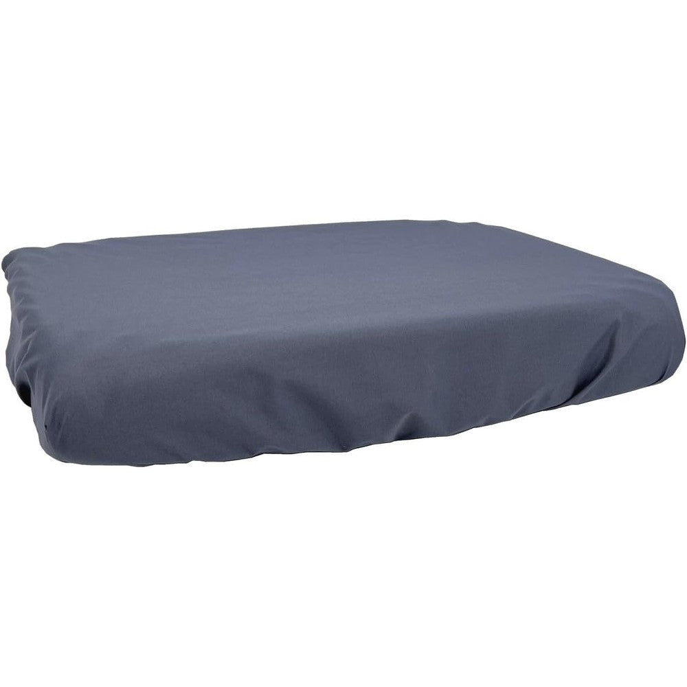 EechicSpace Waterproof Dog Bed Slip Cover For Rectangular Crate Mats And Orthopedic Foam Mattress Protector Bluish Grey 24 By 18 Inches