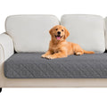 PAWFINITY Waterproof Couch Cover for Dogs Pee Proof Quilted Pet Blanket Scratch Resistant Washable Furniture Protector 30x70 Inches Grey