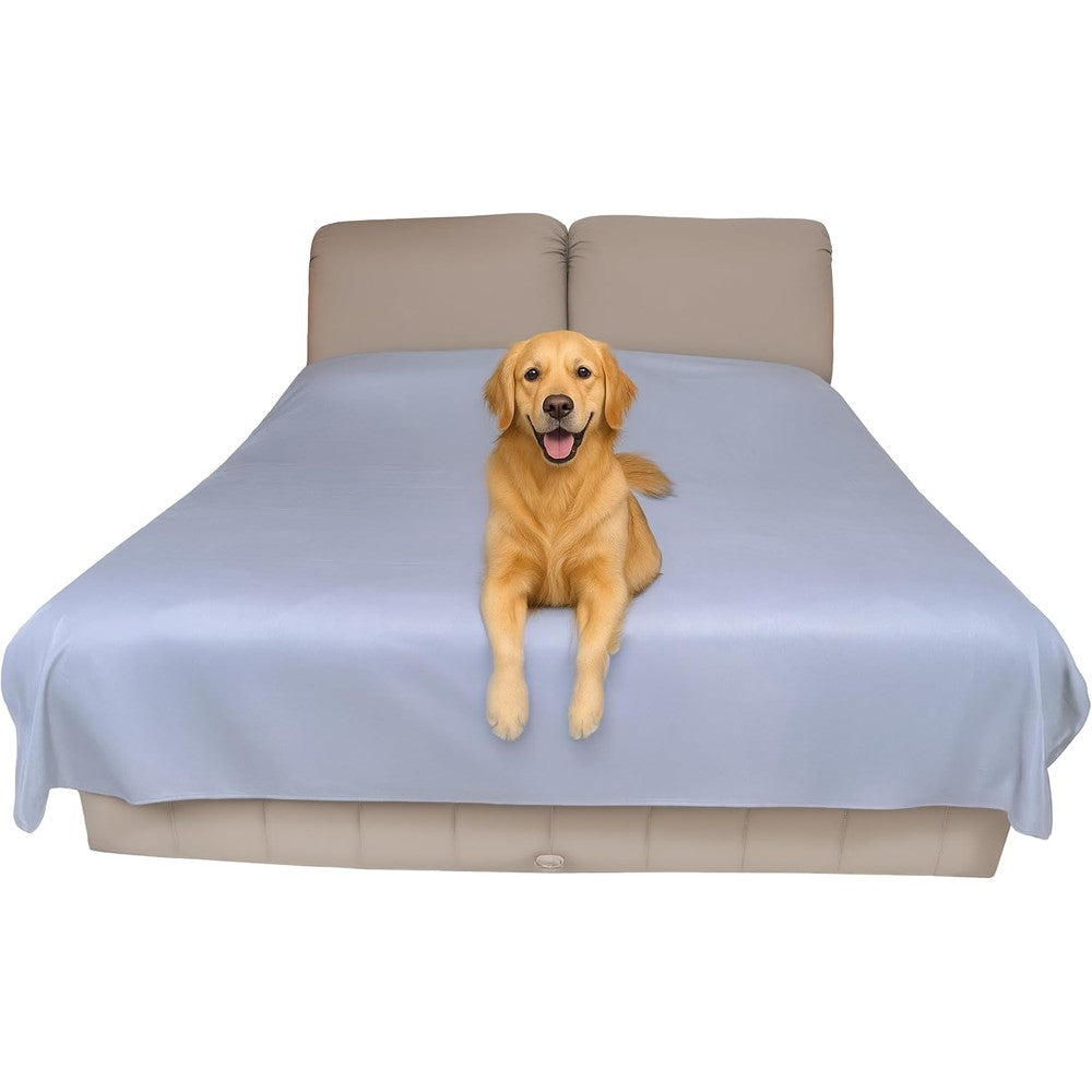 Silly Legacy Thin Reversible Waterproof Protective Bed Cover For Pets And Babies Breathable Blanket Liner King Size One Hundred By Ninety Six Inch
