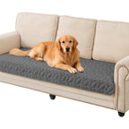 Ameritex Pet Bed Cover Waterproof Dog Blanket For Sofa And Furniture Quilted Microfiber Couch Protector 30 By 70 Inches Dark Grey