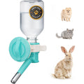 Choco Nose Patented No Drip Pet Water Bottle Feeder For Toy Breed Dogs Rabbits And Cats Thirteen Millimeter Nozzle Aqua Eleven Fluid Ounces