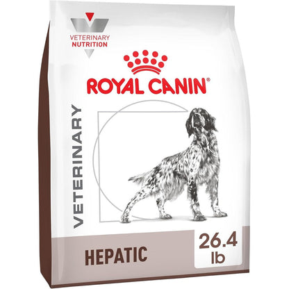Royal Canin Veterinary Diet Canine Hepatic Adult Dry Dog Food For Liver Health Premium Formulation Twenty Six Point Four Pound Bag