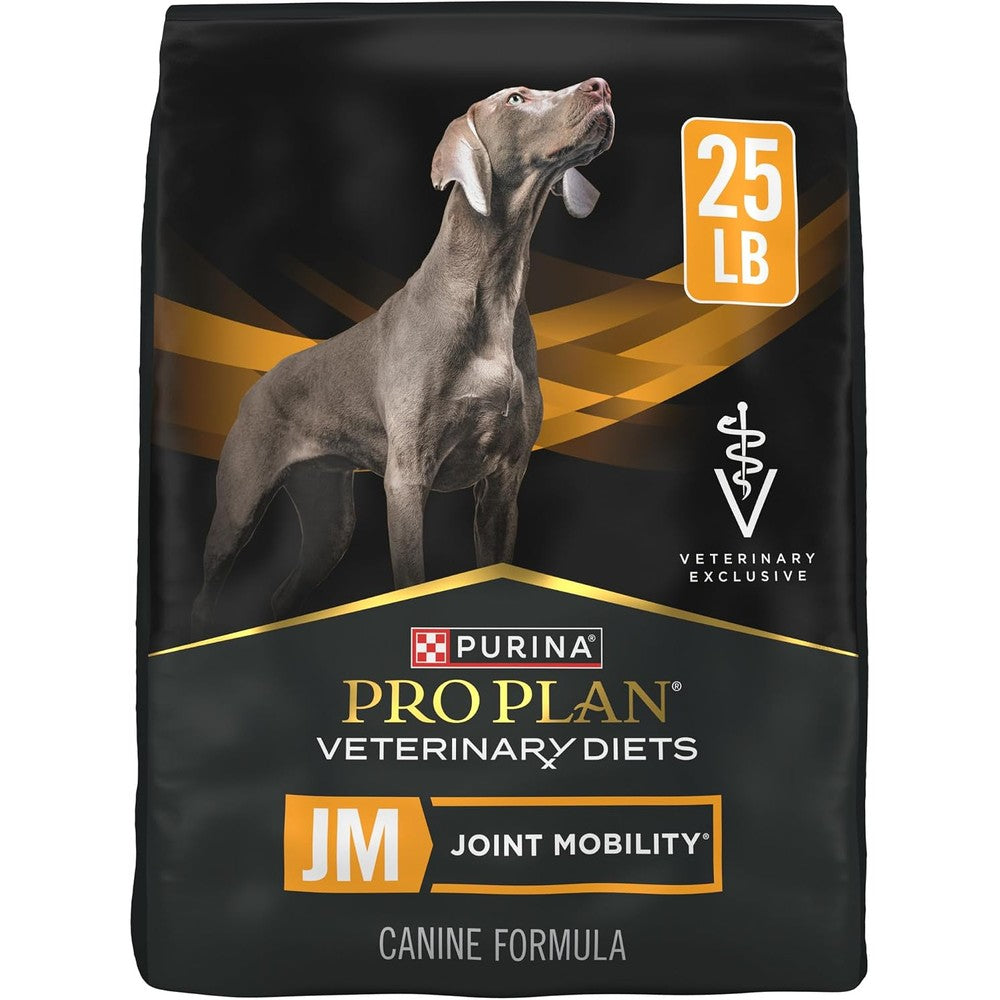 Purina Pro Plan Veterinary Diets JM Joint Mobility Canine Formula Dry Dog Food For Advanced Hip And Joint Care Support Twenty Five Pound Bag