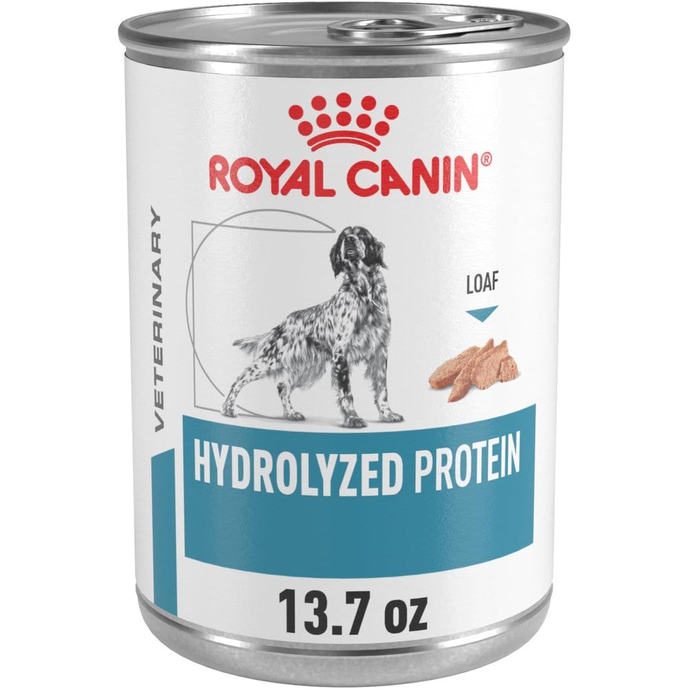 Royal Canin Veterinary Diet Canine Hydrolyzed Protein Adult Loaf Wet Dog Food For Food Sensitivities Thirteen Point Seven Ounce Can Pack Of Twenty ...
