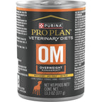Purina Pro Plan Veterinary Diets OM Overweight Management Canine Formula Wet Dog Food 13.3 Ounce Cans Pack Of 12