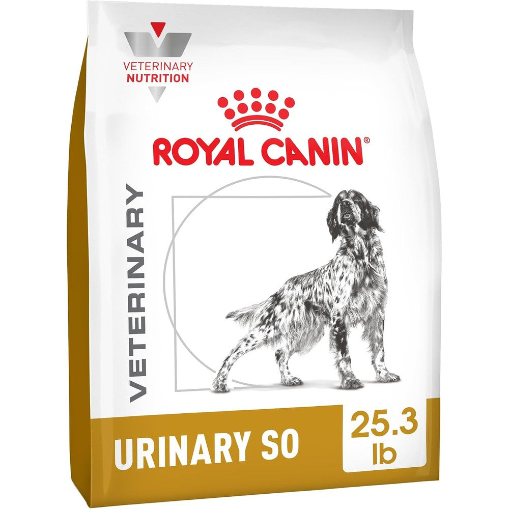 Royal Canin Veterinary Diet Canine Urinary SO Adult Dry Dog Food For Bladder Health 25.3 Pound Bag
