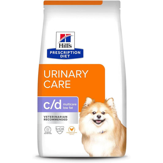 Hill's Prescription Diet c/d Multicare Low Fat Urinary Care Dry Dog Food Chicken Flavor 8.5 Pound Bag