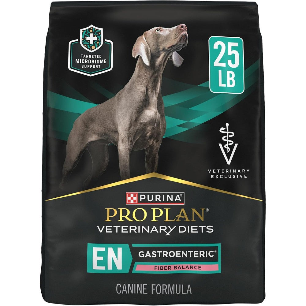 Purina Pro Plan Veterinary Diets EN Gastroenteric Fiber Balance Canine Formula Dry Dog Food For Digestive Health 25 Pound Bag