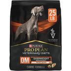 Purina Pro Plan Veterinary Diets OM Select Blend Overweight Management With Chicken Canine Formula Dry Dog Food, 25 Pound Bag