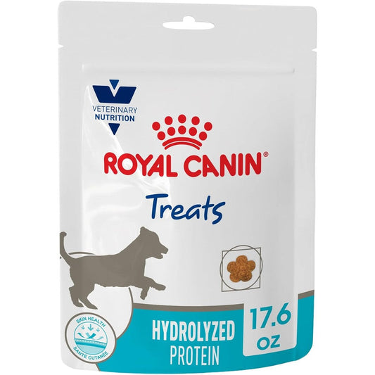 Royal Canin Veterinary Diet Canine Hydrolyzed Protein Treats Adult Dry Dog Food For Hypoallergenic Sensitive Skin And Stomach Health 17.6 Ounce Bag