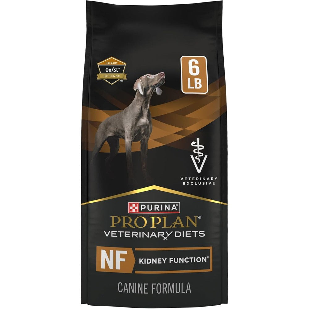 Purina Pro Plan Veterinary Diets NF Kidney Function Canine Formula Dry Dog Food Prescription Diet For Kidney Management Six Pound Bag