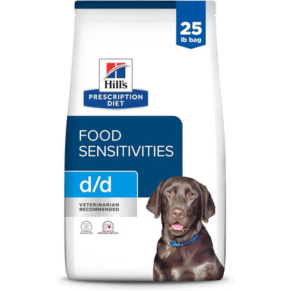 Hill's Prescription Diet d/d Food Sensitivities Dry Dog Food Potato And Venison Formula 25 Pound Bag