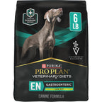 Purina Pro Plan Veterinary Diets EN Gastroenteric Low Fat Canine Formula Dry Dog Food For Sensitive Stomachs Six Pound Bag