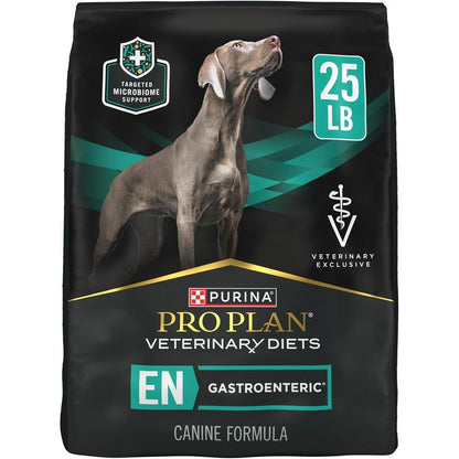 Purina Pro Plan Veterinary Diets EN Gastroenteric Canine Formula Dry Dog Food for Digestive Health Support Twenty Five Pound Bag