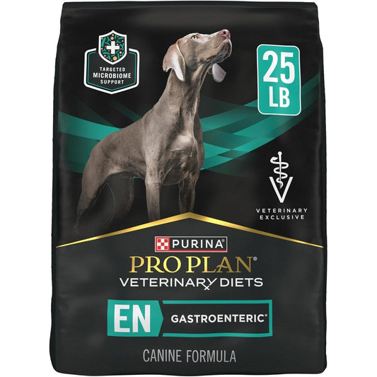 Purina Pro Plan Veterinary Diets EN Gastroenteric Canine Formula Dry Dog Food for Digestive Health Support Twenty Five Pound Bag