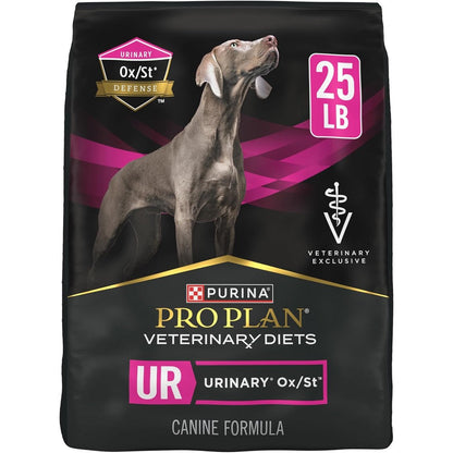 Purina Pro Plan Veterinary Diets UR Urinary Ox/St Canine Formula Dry Dog Food for Urinary Tract Health - 25 Pound Bag