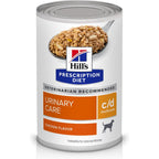 Hill's Prescription Diet c/d Multicare Urinary Care Adult Wet Dog Food Chicken Flavor Thirteen Ounce Cans Twelve Pack For Bladder Health