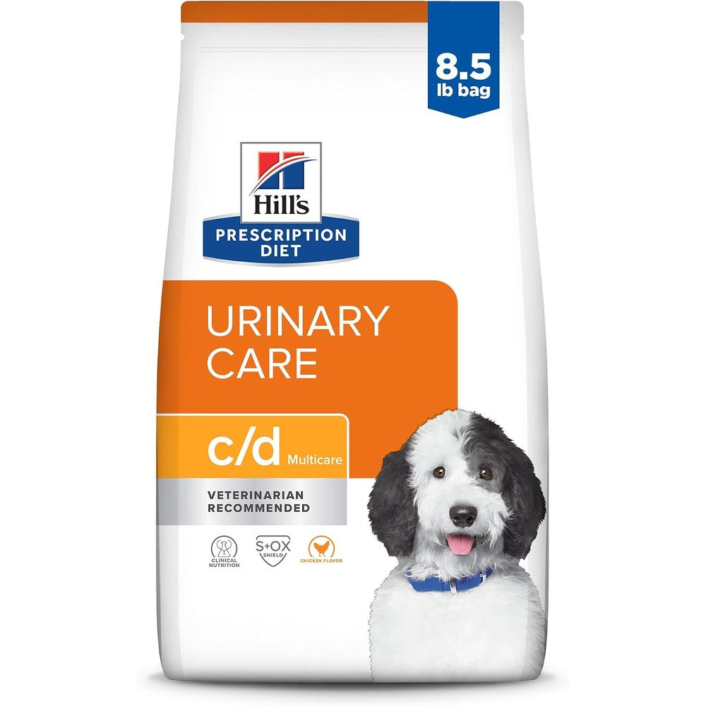 Hill's Prescription Diet c/d Multicare Urinary Care Chicken Flavor Dry Dog Food 8.5 Pound Bag