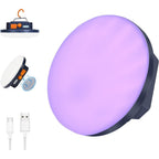 Iodoo UV Flashlight Camping Light 10000mAh Rechargeable 48 LED 395nm Blacklight And 3000 Lumen White Floodlight Lantern