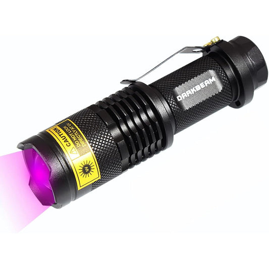 Darkbeam Sk68 Uv Portable Blacklight Flashlight Ultraviolet 395nm Led Detector For Dog Urine Pet Stains Bed Bugs And Resin Curing One Pack