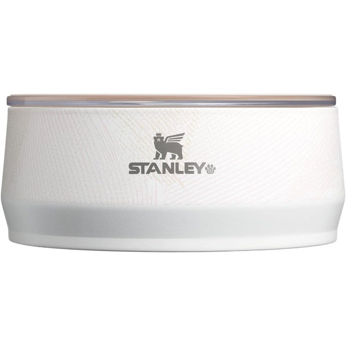Stanley The Pet Bowl Insulated Stainless Steel Food And Water Dish For Dogs And Cats Sahara Plume Neutral Cream 24 Ounces Three Cups