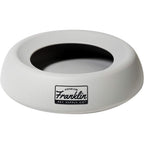 Franklin Sports Spill Proof Pet Bowl No Splash Travel Water And Food Dish For Dogs And Cats Portable Silicone Dish White Large Size Sixteen Ounce