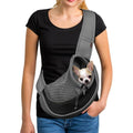 Yudodo Pet Sling Carrier For Small Dogs And Cats Hands Free Breathable Mesh Puppy Travel Bag With Safety Hook And Zipper Pocket Black Size Small