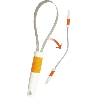 Wahl Double Sided Dog Shedding Blade With No Slip Grip For All Coat Types Model 858408 Orange And White
