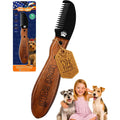 Kizo Eslo Stripping Knife For Dogs Gentle Hand Stripping And Carding Grooming Tool For Terriers And Double Coated Breeds Right Handed 1 Count