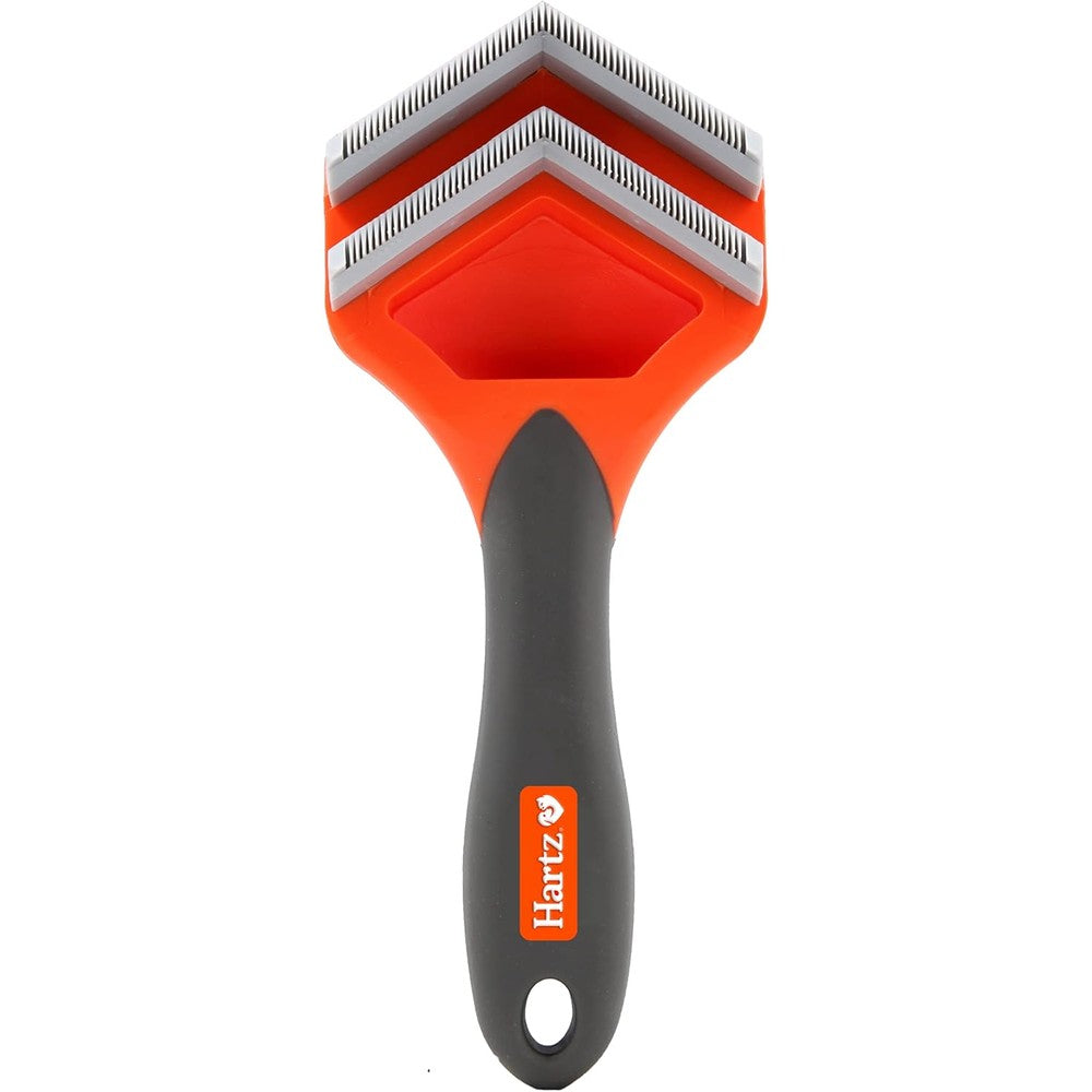 Hartz Groomer's Best Fur Fetcher De-Shedder Dog Brush front view