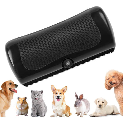 Wiyici Pet Deshedding Undercoat Brush For Dogs Cats And Rabbits Ergonomic Loose Fur Remover Grooming Tool Black