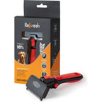 Refuresh Deshedding Dog Brush For Short And Medium Hair Gentle Undercoat Grooming Tool For Dogs And Cats Medium Red
