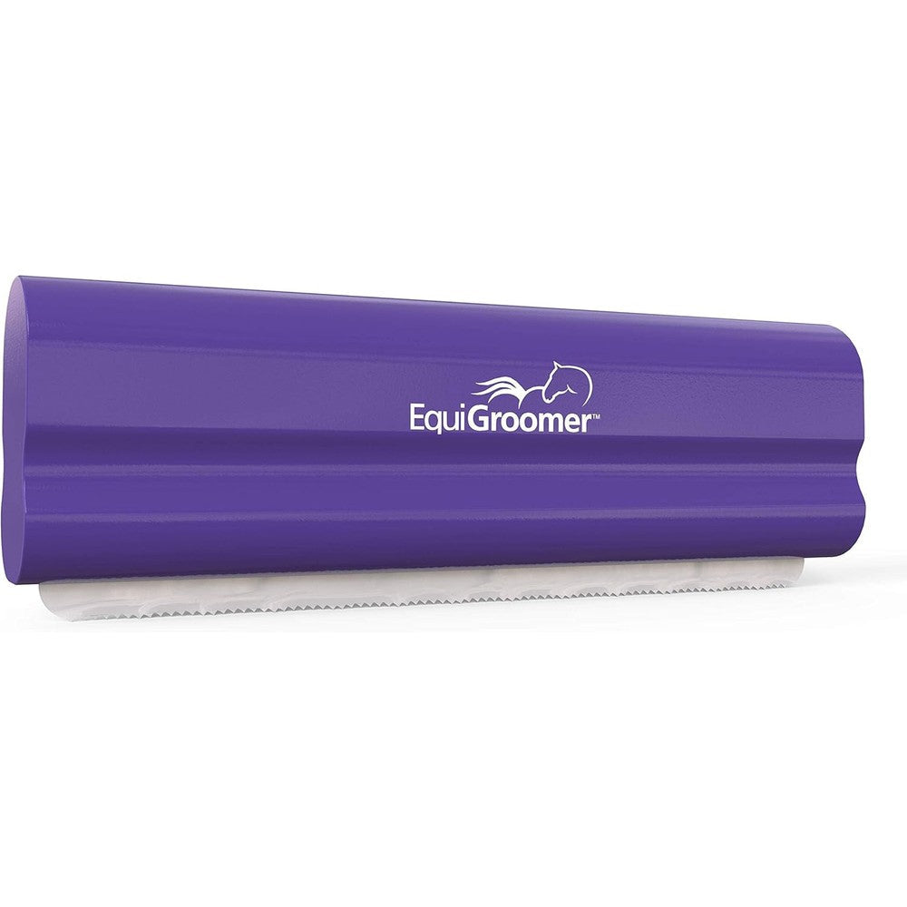 EquiGroomer Small 5 Inch Deshedding Brush For Dogs Cats And Horses Purple Authentic USA Imported Undercoat Grooming Tool