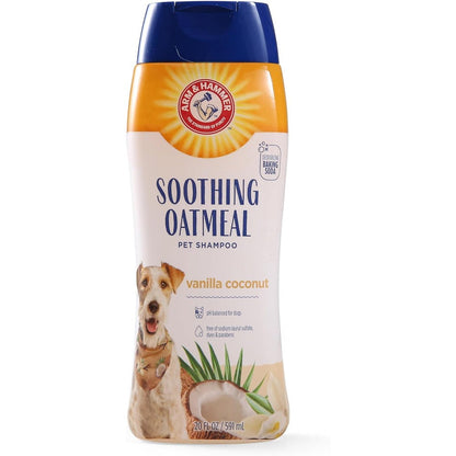 Arm And Hammer For Pets Soothing Oatmeal Dog Shampoo With Baking Soda Vanilla Coconut Scent 20 Fluid Ounce