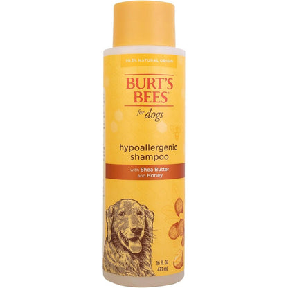 Burt's Bees For Pets Hypoallergenic Dog Shampoo With Shea Butter And Honey For Sensitive Skin And Coat, 16 Fluid Ounces