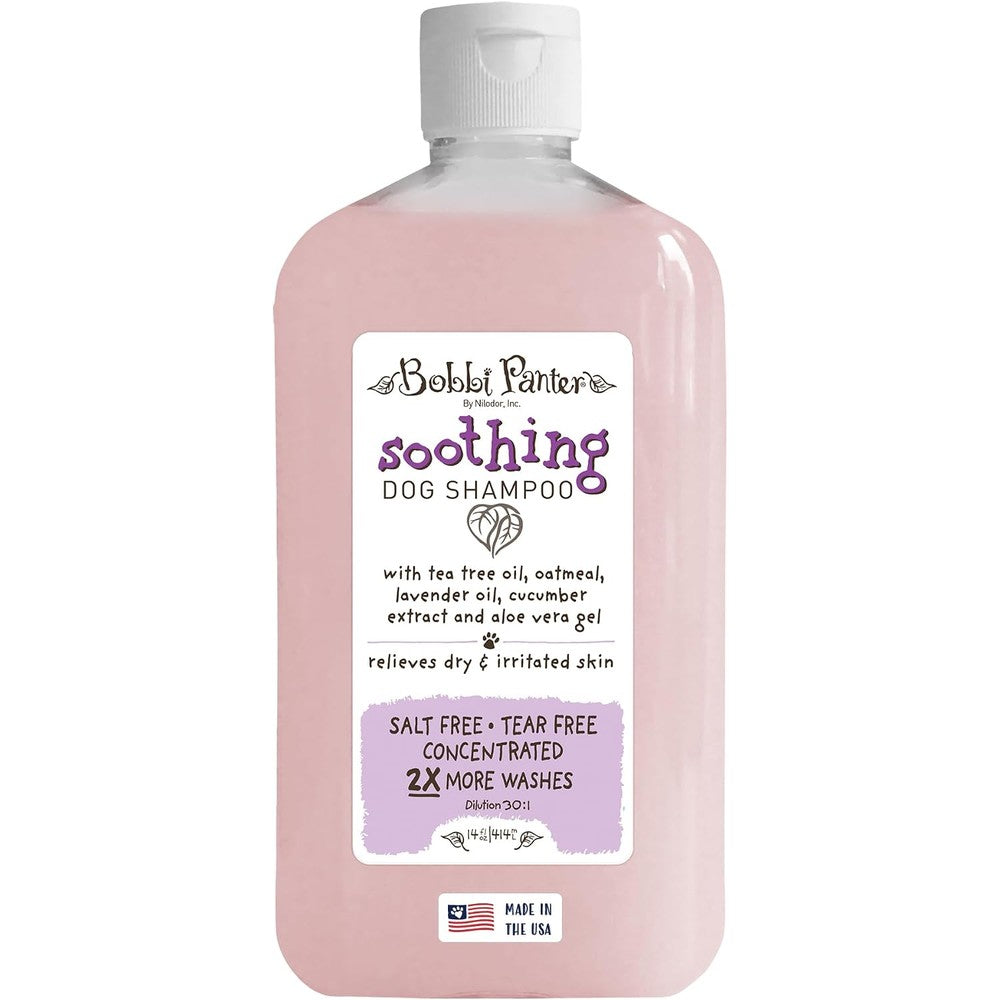 Bobbi Panter soothing dog shampoo front view bottle