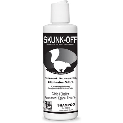 Odorcide Skunk Off Pet Shampoo For Dogs And Cats Ready To Use Skunk Odor Eliminator Non Enzymatic Formula For Home And Car 8 Fluid Ounce