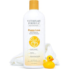 SynergyLabs Veterinary Formula Puppy Love tearless puppy shampoo bottle front view