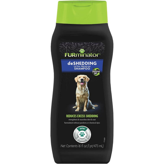 FURminator Ultra Premium deShedding Shampoo For Dogs Helps Reduce Excess Shedding, 16 Fluid Ounces