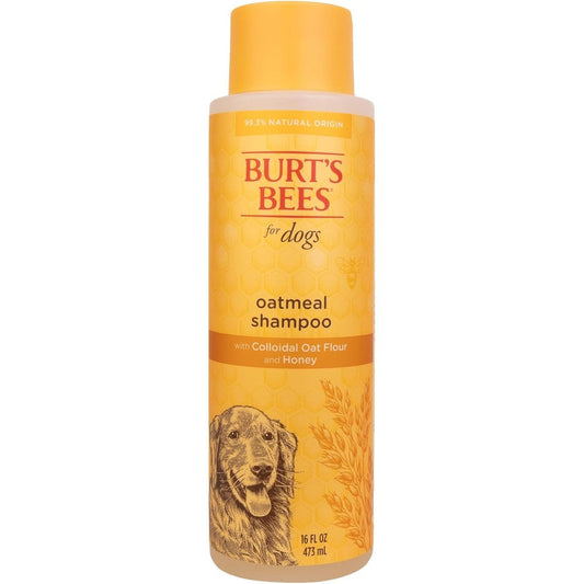 Burt's Bees For Pets Oatmeal Dog Shampoo With Honey For Itchy And Sensitive Skin 16 Fluid Ounce