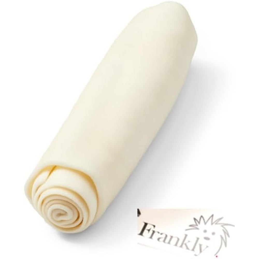 Frankly Original Pet Natural Flavored Mega Beef Roll For Dogs High Protein Collagen Packed Rawhide Free Made In The USA 12 Inch Roll