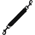 YUEPET Dog Prong Collar Safety Clip Handmade Backup Paracord Connector Strap With Double Ended Swivel Clasp For Leash And Harness Accessories Black