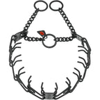Herm Sprenger Black Stainless Steel Dog Prong Collar With Easy On Assembly Chain Professional Training Pinch Collar For Small Medium Large Dogs 17 ...