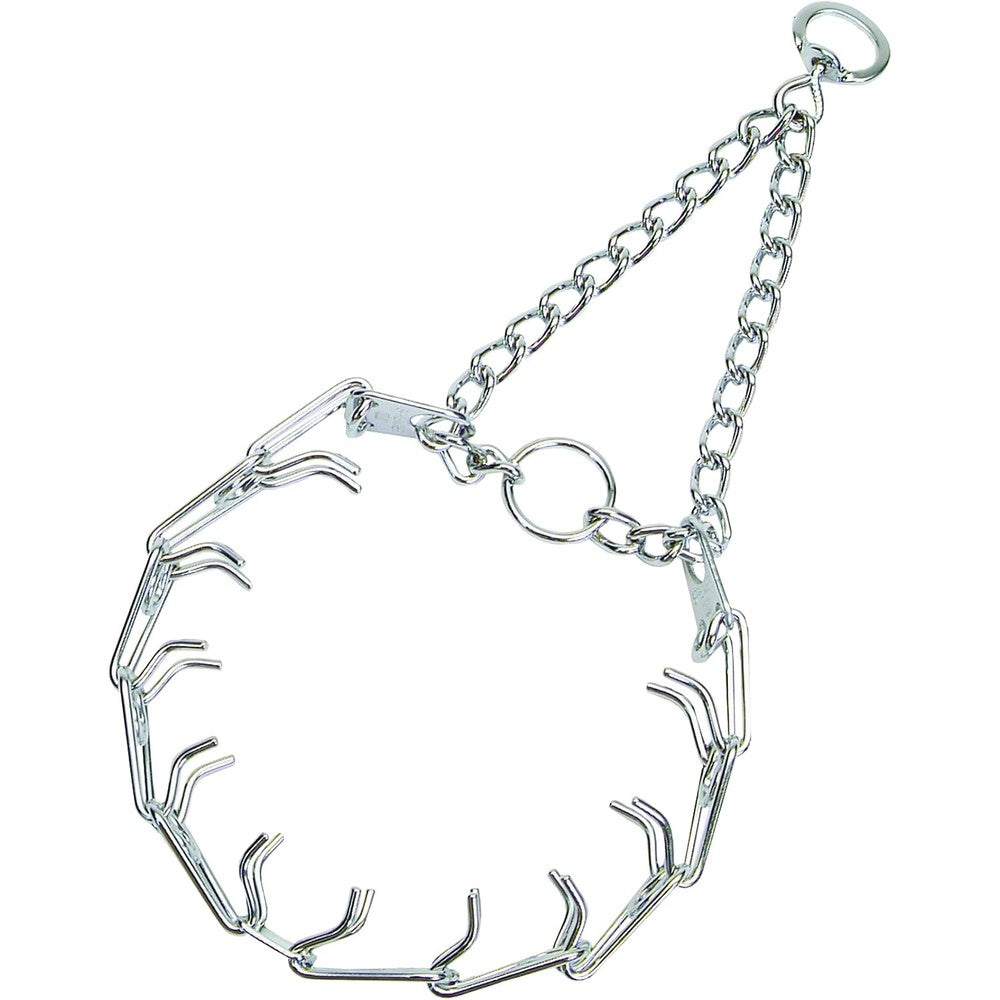 Herm Sprenger Ultra-Plus Chrome Plated Steel Prong Dog Training Pinch Collar With Swivel No-Pull Correction 3.0 Millimeter