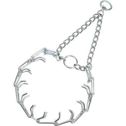 Herm Sprenger Ultra-Plus Chrome Plated Steel Prong Dog Training Pinch Collar With Swivel No-Pull Correction 3.0 Millimeter