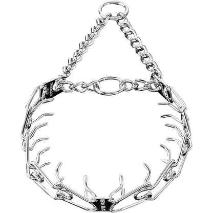 Herm Sprenger Chrome Plated Prong Dog Collar Ultra Plus Pet Pinch Collar With Two O Rings For Anti Pull Training 16 Inches By 2.25 Millimeters