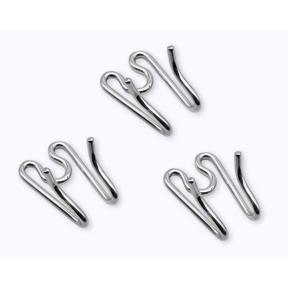 Herm Sprenger Prong Dog Training Collar Extra Links Chrome Plated Steel Ultra Plus Extension Prongs Two Point Twenty Five Millimeter Three Pack