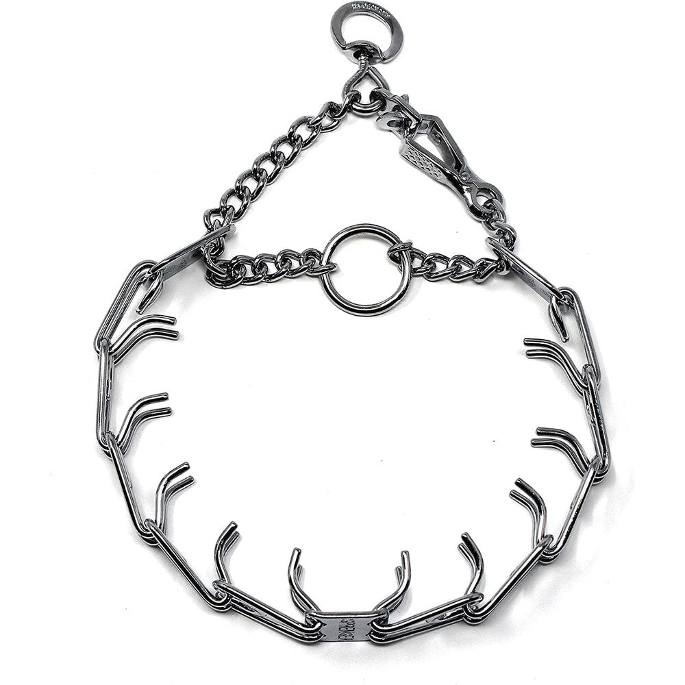 Herm Sprenger Ultra Plus Dog Training Collar Chrome Plated Steel With Quick Release Buckle Small Two Point Two Five Millimeters By Sixteen Inches