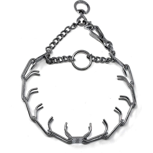 Herm Sprenger Ultra Plus Dog Training Collar Chrome Plated Steel With Quick Release Buckle Small Two Point Two Five Millimeters By Sixteen Inches