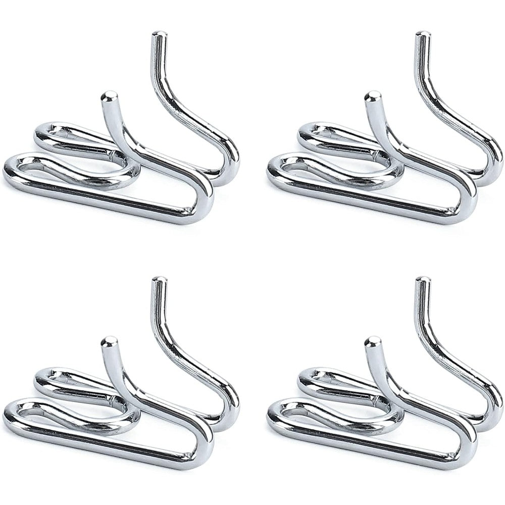 JIPIMON Dog Collar Extra Links Designed For Training Collars Steel Chrome Plated No Pull Pinch Collar Replacement Links 3.20mm Silver 4 Pack